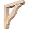 Ekena Millwork Funston Craftsman Smooth Bracket w/ Offset Brace, Douglas Fir, 5 1/2"W x 28"D x 28"H BKT0604X28X28FST04SDF - alternate 1